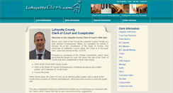 Desktop Screenshot of lafayetteclerk.com